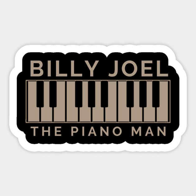 PianobrownBillyJoels Sticker by BERMULUT_BESAR